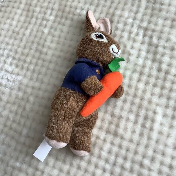 Peter Rabbit 8 inch Plush Bunny Rabbit Holding Carrot Stuffed Animal Toy 🥕 - Picture 4 of 9